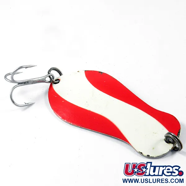 K-B Bait K-B Spoon 2 Cucharilla, Rojo/Blanco/Níquel, 14g, Lucio, #3263