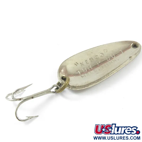 Cucharilla Nebco Tor-P-Do 1, Níquel martilleado, 7g, Vintage, #3277