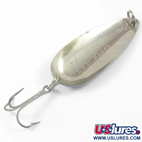 Cucharilla Eppinger Dardevle Dardevlet, Níquel/Azul, 21g, Detroit, #3279