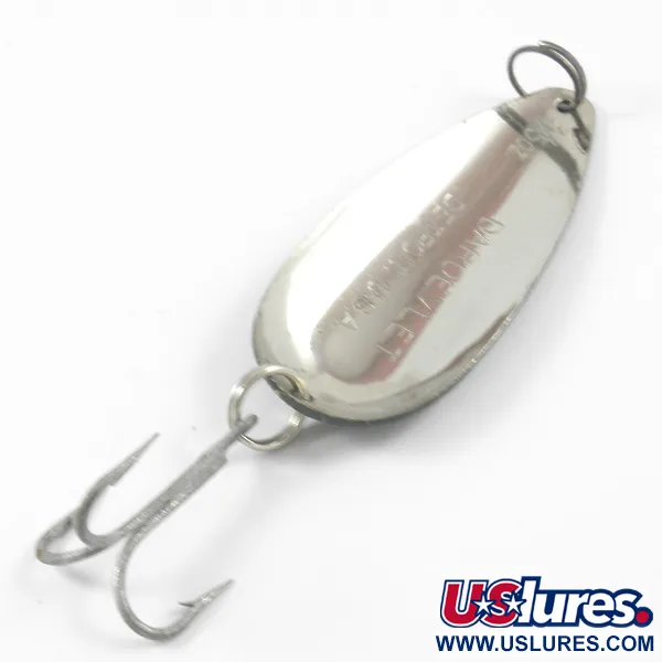 Eppinger Dardevle Dardevlet Cucharilla, Frog, 21g, Dorso Níquel, #3284