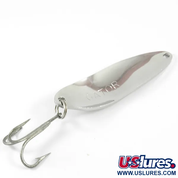 Gator Cucharilla Ondulante, Níquel, 35g, Acero Inox, #3286