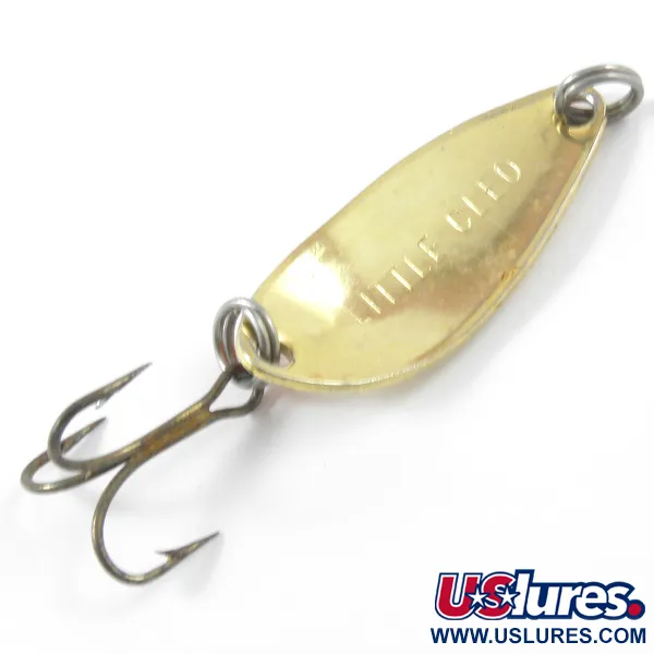 Seneca Little Cleo Cucharilla, Oro / Naranja, 4g, Vintage USA, #3328