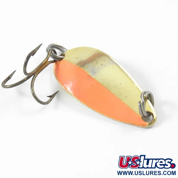 Seneca Little Cleo Cucharilla, Oro / Naranja, 4g, Vintage USA, #3328