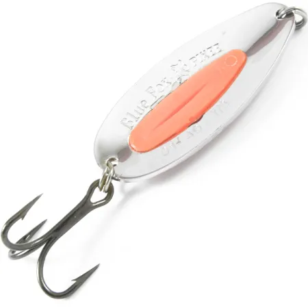 Blue Fox Pixee UV Cucharilla, Níquel Martilleado/Naranja, 24g, #3331