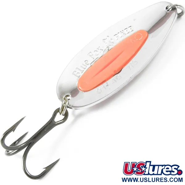 Blue Fox Pixee UV Cucharilla, Níquel Martilleado/Naranja, 24g, #3331