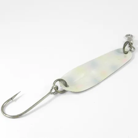 Luhr Jensen Tom Mack Cucharilla, Pearl, 8g, Anzuelo Siwash, #3339