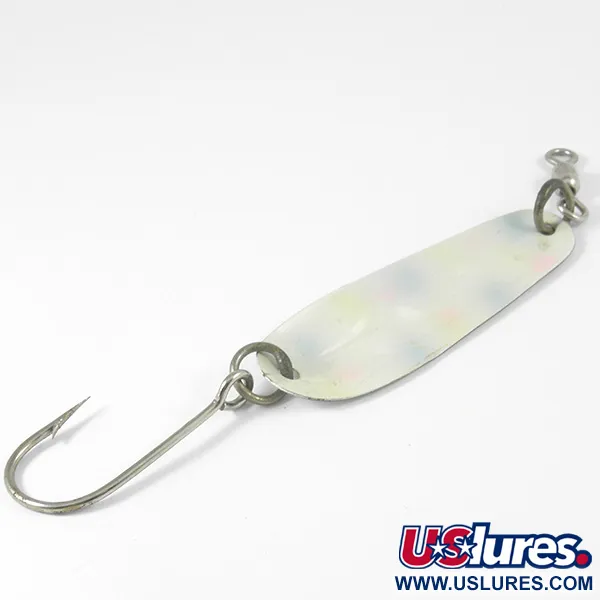 Luhr Jensen Tom Mack Cucharilla, Pearl, 8g, Anzuelo Siwash, #3339