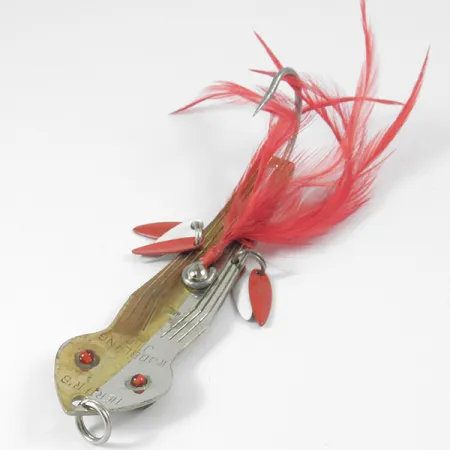 Herter's Wobbling Jig, Níquel/Oro, 14g, Anzuelo Antialgas, #3340