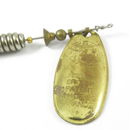 Mepps Comet Mino 4 Cucharilla, Latón, 12g, Pez de Vinilo, #3348