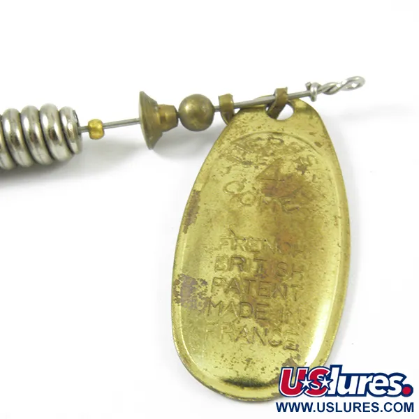 Mepps Comet Mino 4 Cucharilla, Latón, 12g, Pez de Vinilo, #3348