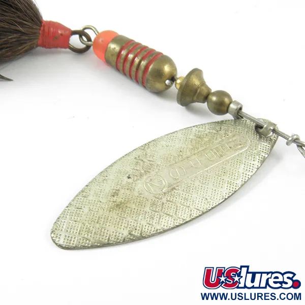 Mepps Aglia Long 2 Dressed Cucharilla, Plata, 7.3g, Cola ardilla, #3349