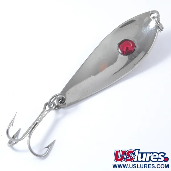 Paul Bunyan Minnow 67 Cucharilla, Nickel / Red Eye, 12g, #3390