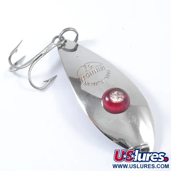 Paul Bunyan Minnow 67 Cucharilla, Nickel / Red Eye, 12g, #3390