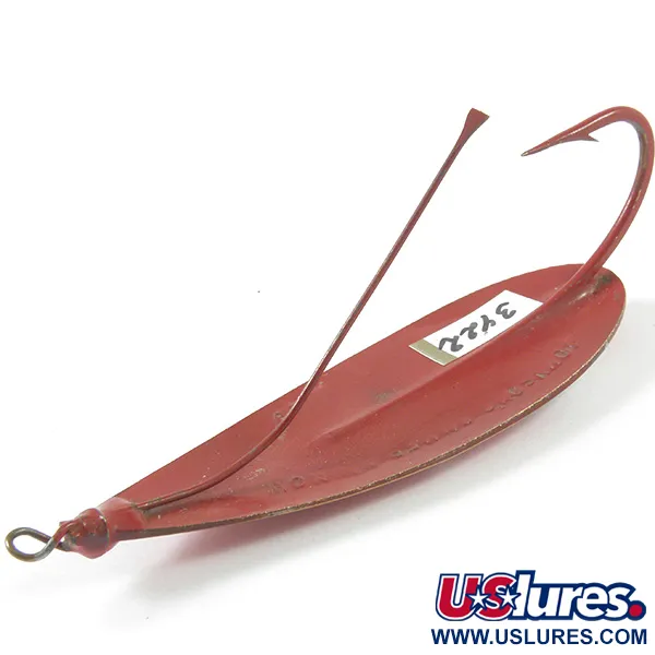 Weedless Johnson Silver Minnow Cucharilla, Rojo/Blanco, 14g, Antialgas, #3422