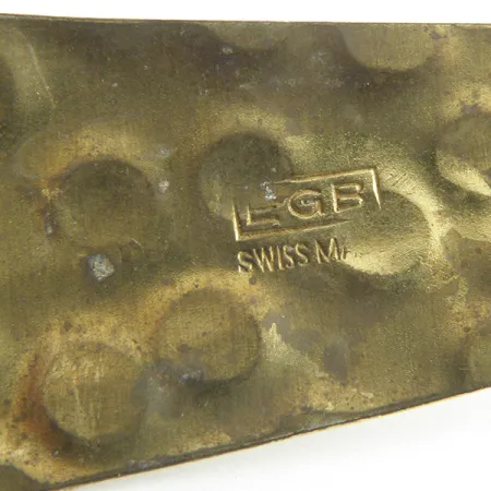 Cucharilla EGB, Plata/Latón plateado, 9g, martillada a mano, #3429