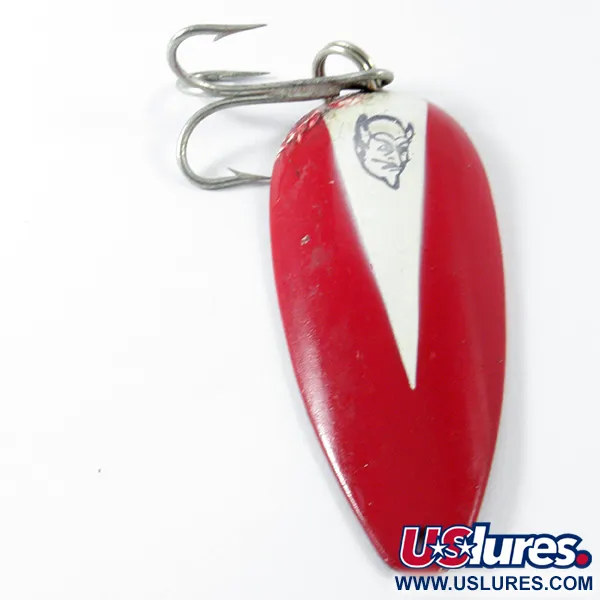 Cucharilla Eppinger Dardevle Dardevlet, Rojo/Blanco/Cobre, 21g, #3434