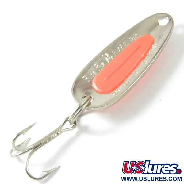 Blue Fox Pixee Cucharilla, Nickel / Orange, 4,5g, Huevo Salmón, #3442