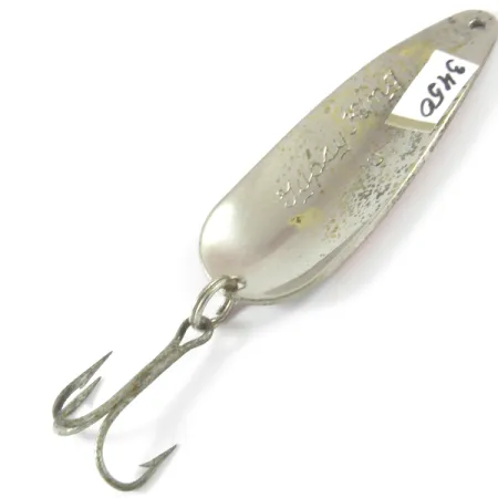 Weller GYPSY KING 0 Cucharilla, Rojo/Blanco/Níquel, 11g, Vintage, #3450