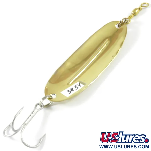 Williams Wabler W55 Lite Cucharilla Curricán, Oro, 7g, Nervadura, #3451