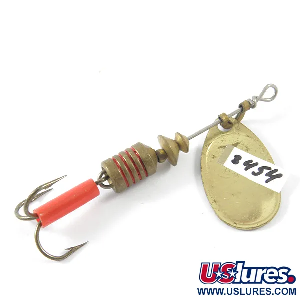 Mepps Aglia 1 Cucharilla, Latón, 3,5g, Anillos rojos, #3454