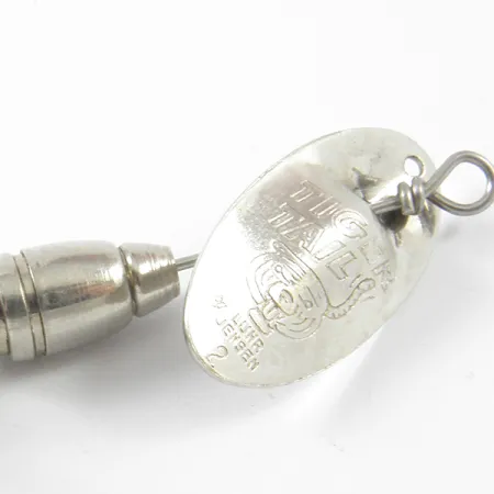 Luhr Jensen Tiger Tail Cucharilla, Níquel / Rojo, 3,6g, Plumas, #3464