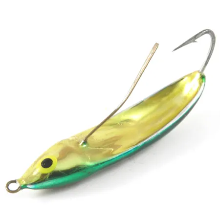 Rapala Minnow Spoon Cucharilla, Oro / Verde, 10g, Antialgas, #3488