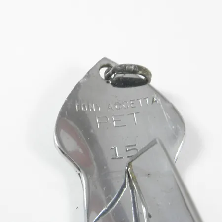 Tony Accetta Pet Spoon 15 Cucharilla, Níquel, 14g, Antihierbas, #3511