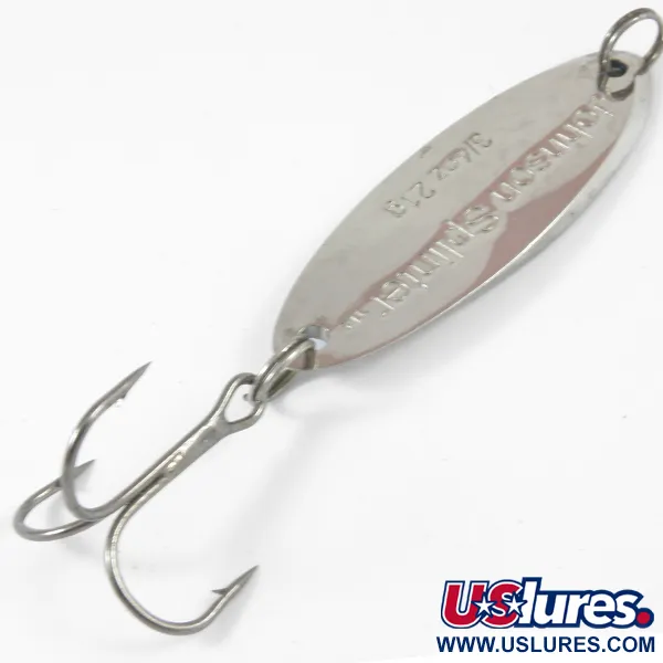 Johnson Splinter Cuchara Jigging, Níquel / Azul, 21g, USA, #3547