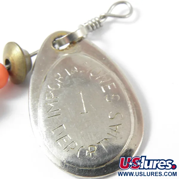 IMPORTACIONES DEPORTIVAS 1 Cucharilla, Níquel, 3,5g, Cuerpo latón, #3558