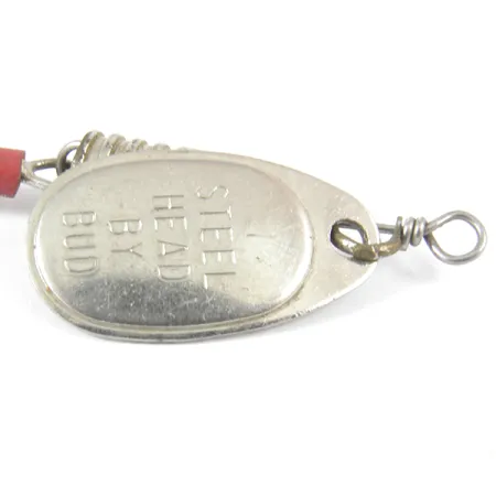 Yakima Bait Steel Head 1 by Bud Cucharilla, Níquel, 3g, cuerpo estriado, #3561