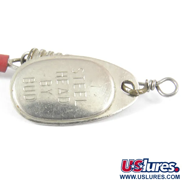 Yakima Bait Steel Head 1 by Bud Cucharilla, Níquel, 3g, cuerpo estriado, #3561