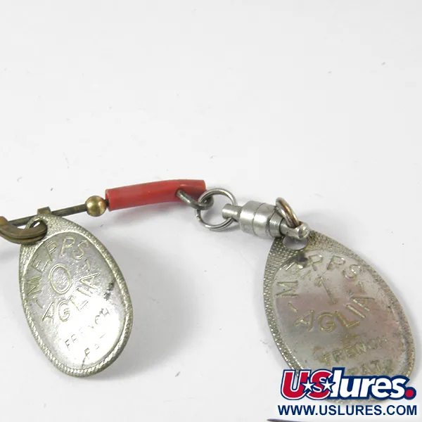 Mepps 1 Original french spinner, Plateado, 8g, Doble Hoja, #3574