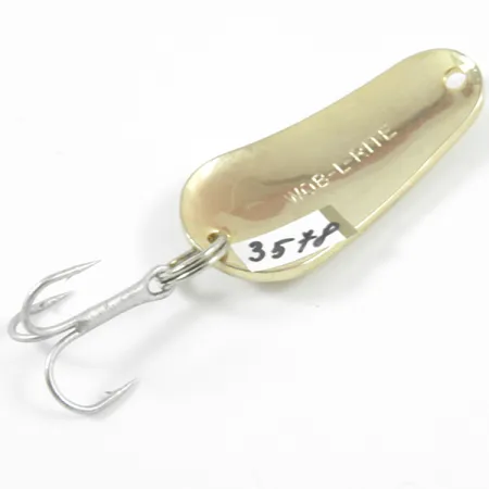 Acme Wob-L-Rite Cucharilla, Oro martillado, 7g, Vintage, #3578