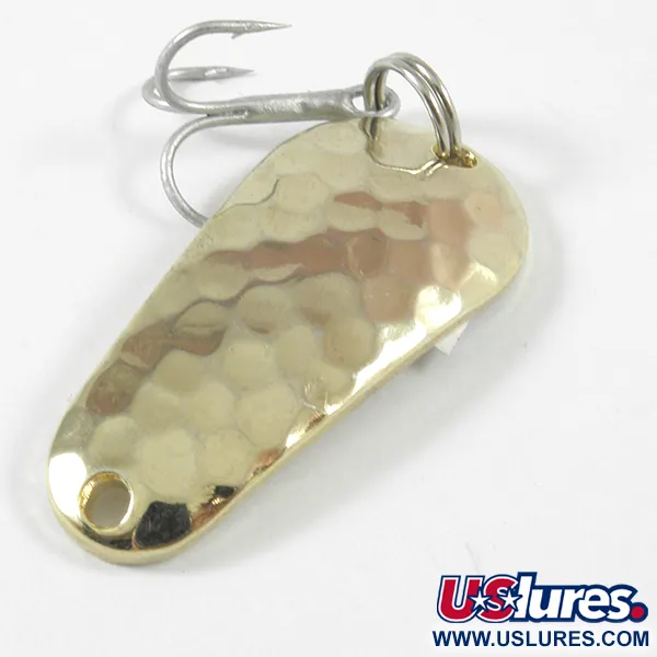 Acme Wob-L-Rite Cucharilla, Oro martillado, 7g, Vintage, #3578