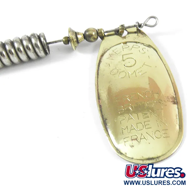 Mepps 5 Comet Mino Cucharilla, Latón, 18g, Pez de vinilo, #3586