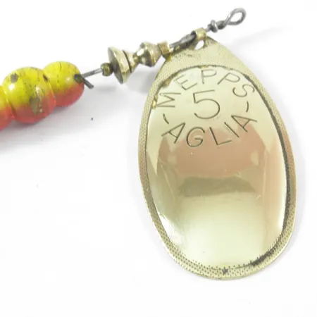 Mepps Aglia 5 Cucharilla, Latón, 14g, Pala de latón, #3587