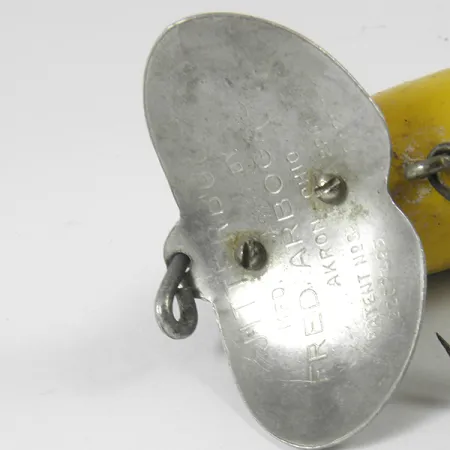 Fred Arbogast Jitterbug Jointed Señuelo Superficie, Perca, 10g, #3590