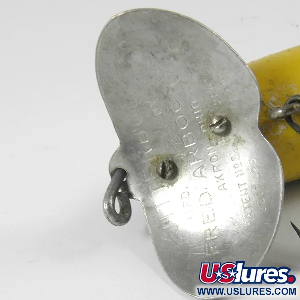 Fred Arbogast Jitterbug Jointed Señuelo Superficie, Perca, 10g, #3590