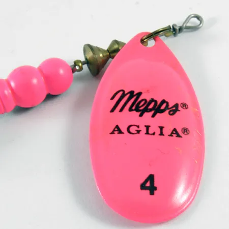 Mepps Aglia 4 Cucharilla, Hot Pink, 9g, Alta Visibilidad, #3610