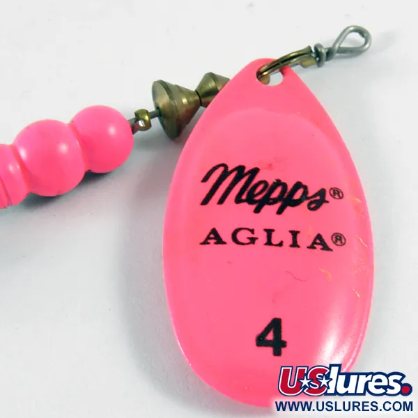 Mepps Aglia 4 Cucharilla, Hot Pink, 9g, Alta Visibilidad, #3610