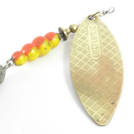 Mepps Aglia Long Mino Cucharilla, Latón, 30g, Hoja de Sauce, #3621