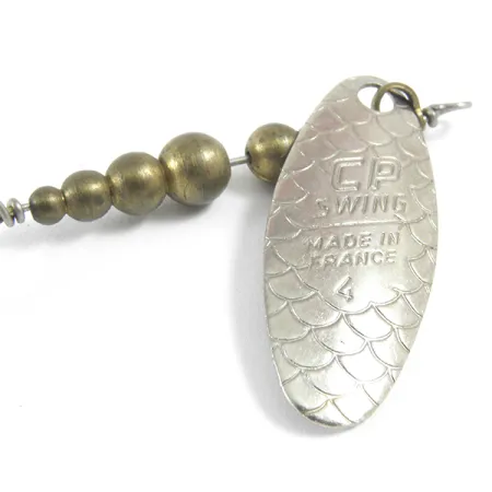 C.P. Swing CP-Swing 4 Cucharilla, Níquel/Latón, 4,7g, Dibujo Escamas, #3636