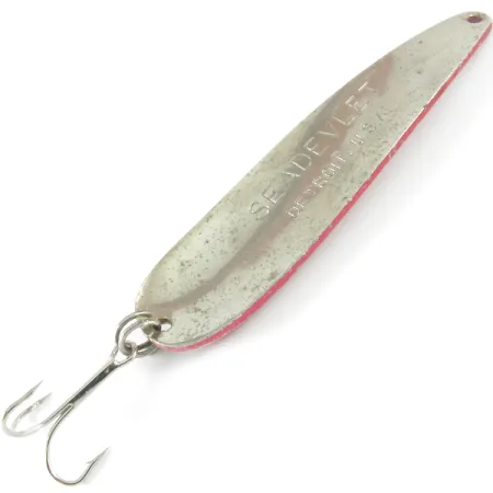 Dardevle Seadevlet, 1 1/3 oz Rojo / Blanco / Níquel, Cucharilla #3675