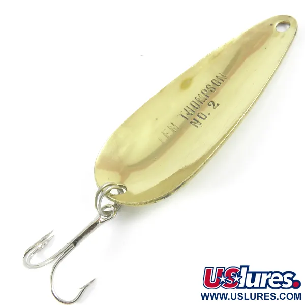 Len Thompson #2 Cucharilla, Oro, 28g, Balanceo Lento, #3680