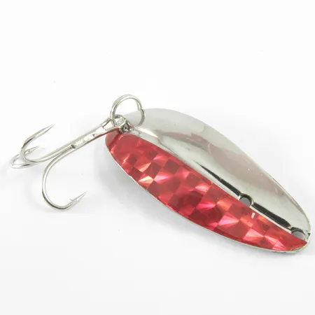 Cucharilla TODDCO Main liner, Níquel / Rojo, 11g, Split-Finish, #3684