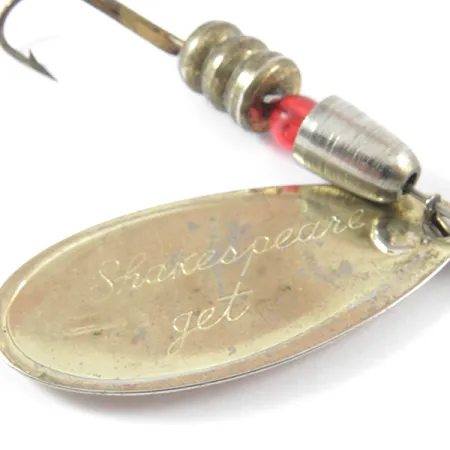 Shakespeare Jet Spinner, Oro / Rojo, 12g, Pala Holográfica, #3745