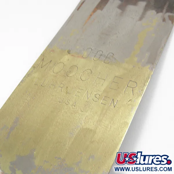 Luhr Jensen Moocher Flasher, Níquel / Latón, 21g, Curricán, #3748