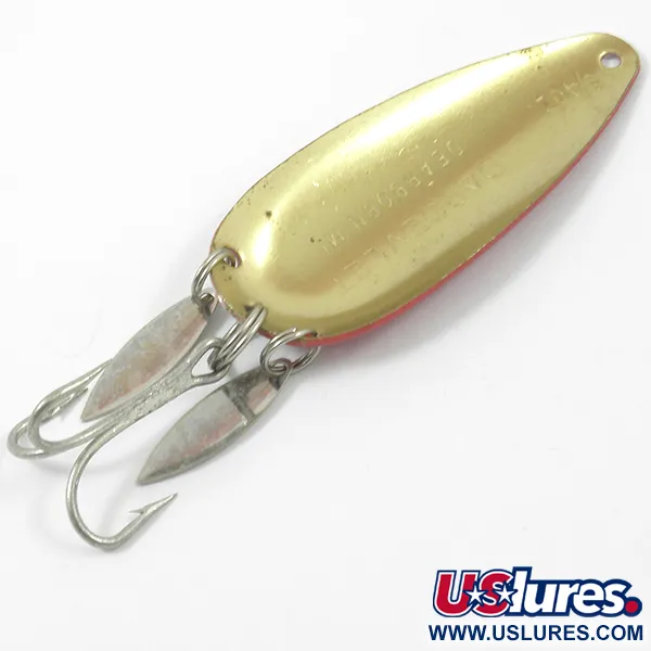 Dardevle Dardevlet Klicker Cucharilla, Rojo/Blanco/Latón, 21g, #3778