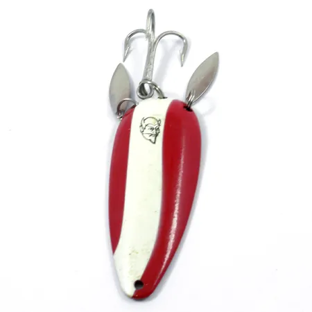 Dardevle Dardevlet Klicker Cucharilla, Rojo/Blanco/Latón, 21g, #3778