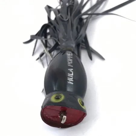 Fred Arbogast Hula Popper Popper, Negro / Rojo, 8g, #3788